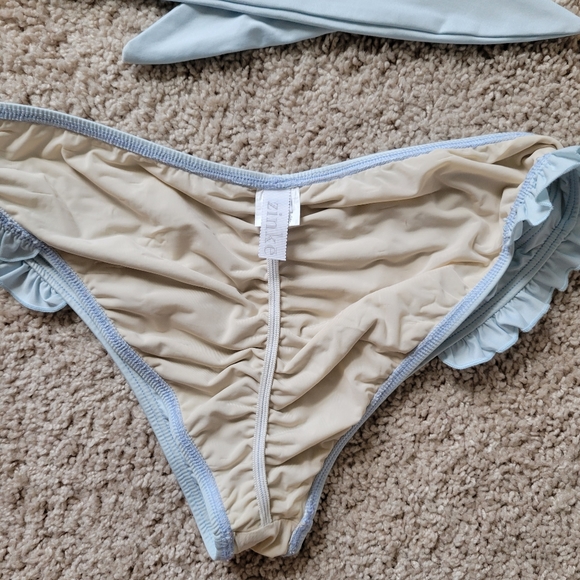 Zinke Bandeau Bikini Swimwear Light Blue - Picture 3 of 8
